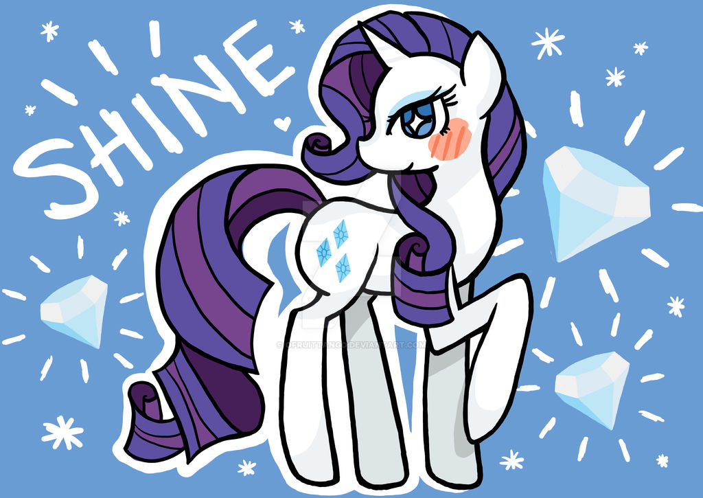 A5-A4 Print Rarity MLP FiM by oFruitTango on DeviantArt