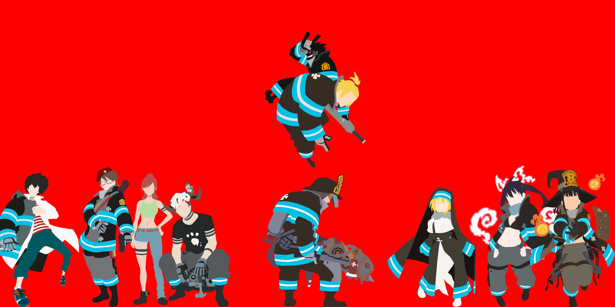 fire force wallpaper by sebasxxiss on DeviantArt