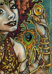 Tribal Fusionista - ACEO by sphinxmuse