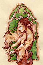 To the Siren, Sanguine + Sepia by sphinxmuse