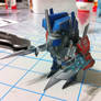 Chibi Optimus Prime papercraft