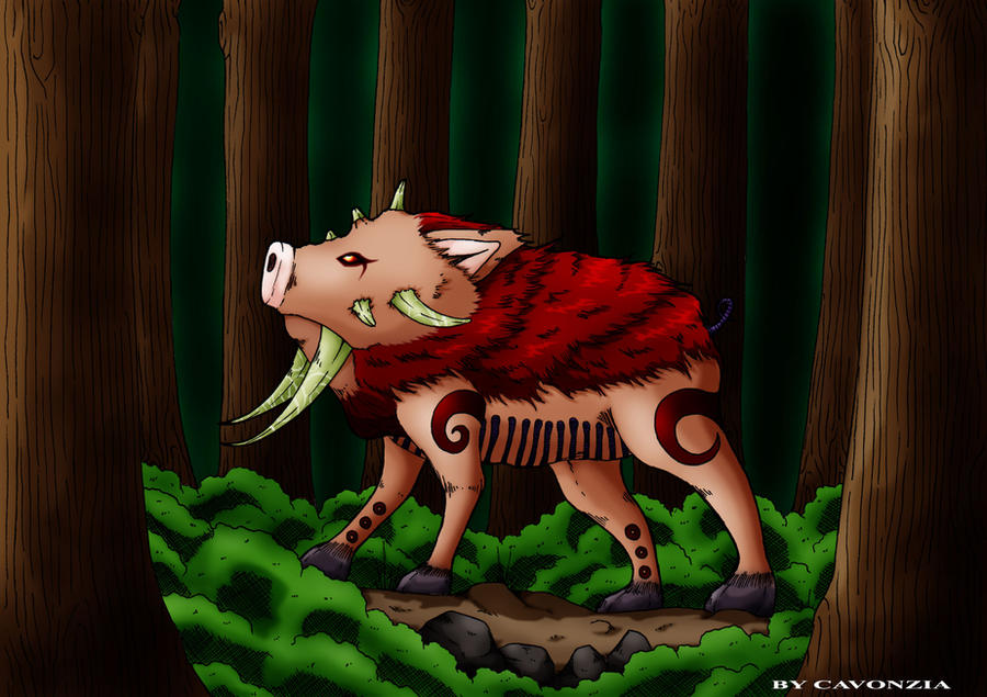 Boar Monkey Deviantart Boar by cavonzia on DeviantArt
