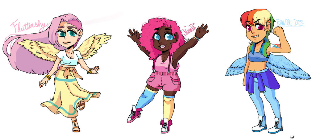 MLP:Humans 2 by naylaaguilar9 on DeviantArt