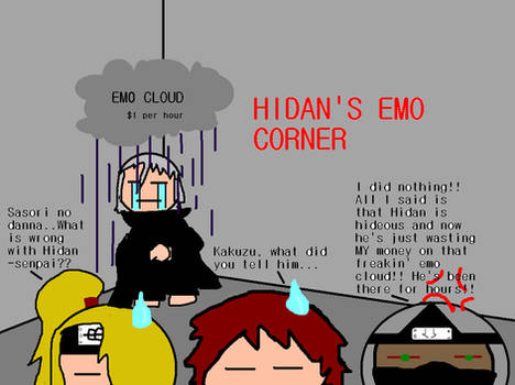 Hidan's emo corner