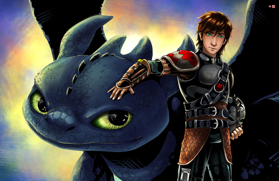 Hiccup and Toothless