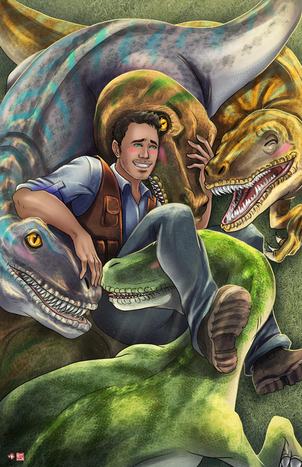 Raptor Squad Cuddles by TyrineCarver on DeviantArt