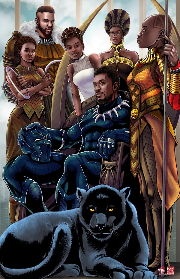 T Challa Family Portrait By Tyrinecarver On Deviantart T Challa Family Portrait By Tyrinecarver On Deviantart