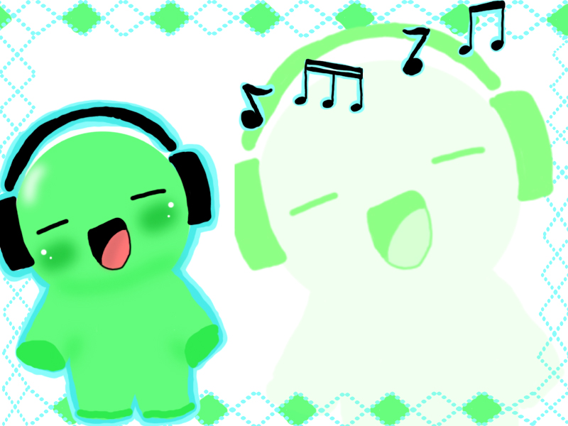 Lime green Headphone Buddy