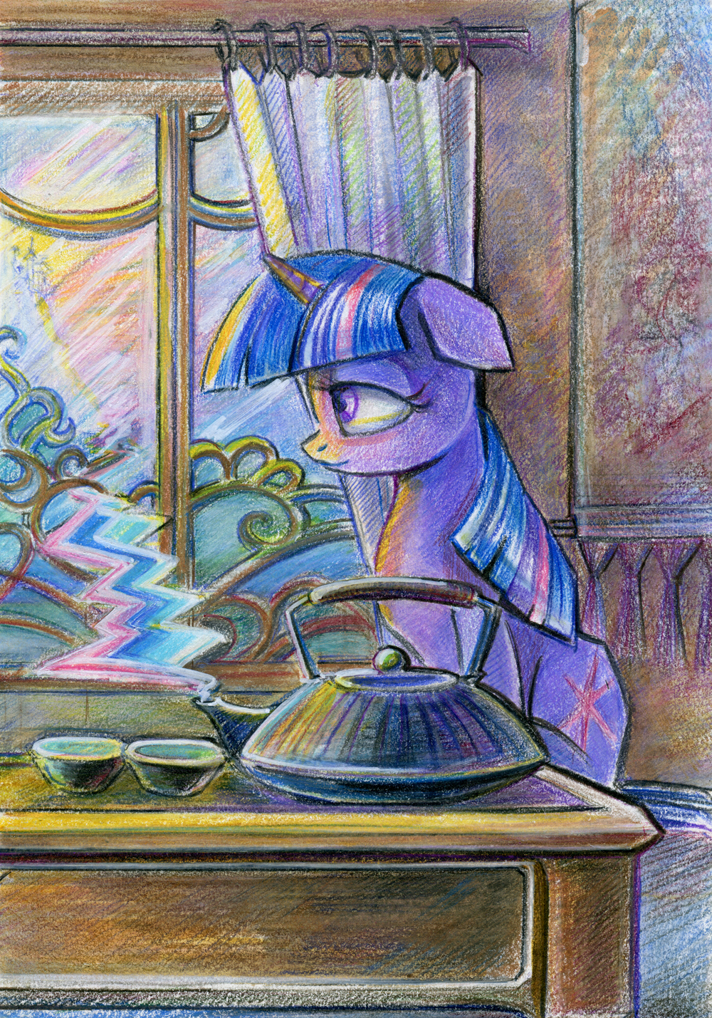 Twilight Sparkle Makes a Cup of Tea