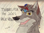 Page Views 200: Balto and Fievel by Jacklave