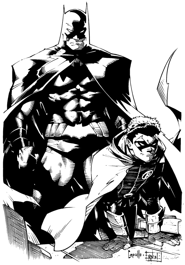 Batman Ink Sample (Greg Capullo)