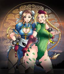 Cammy and Chun Li