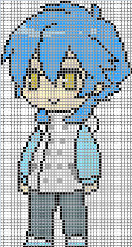 Young Aoba Perler Pattern