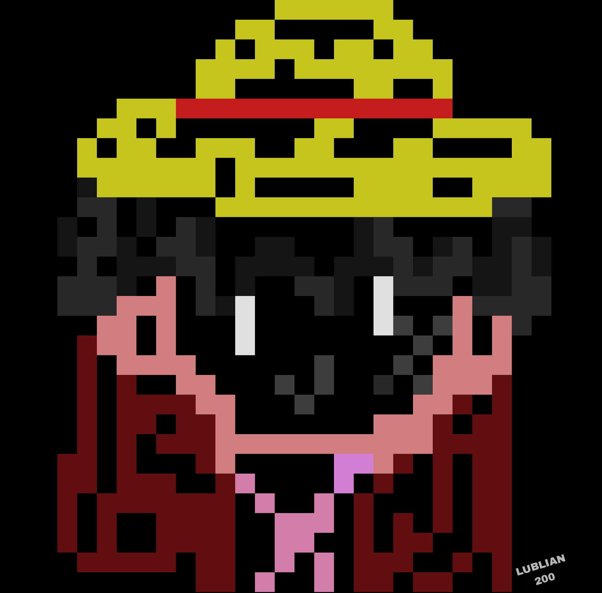 Luffy pixel art by galaxyworld77 on DeviantArt