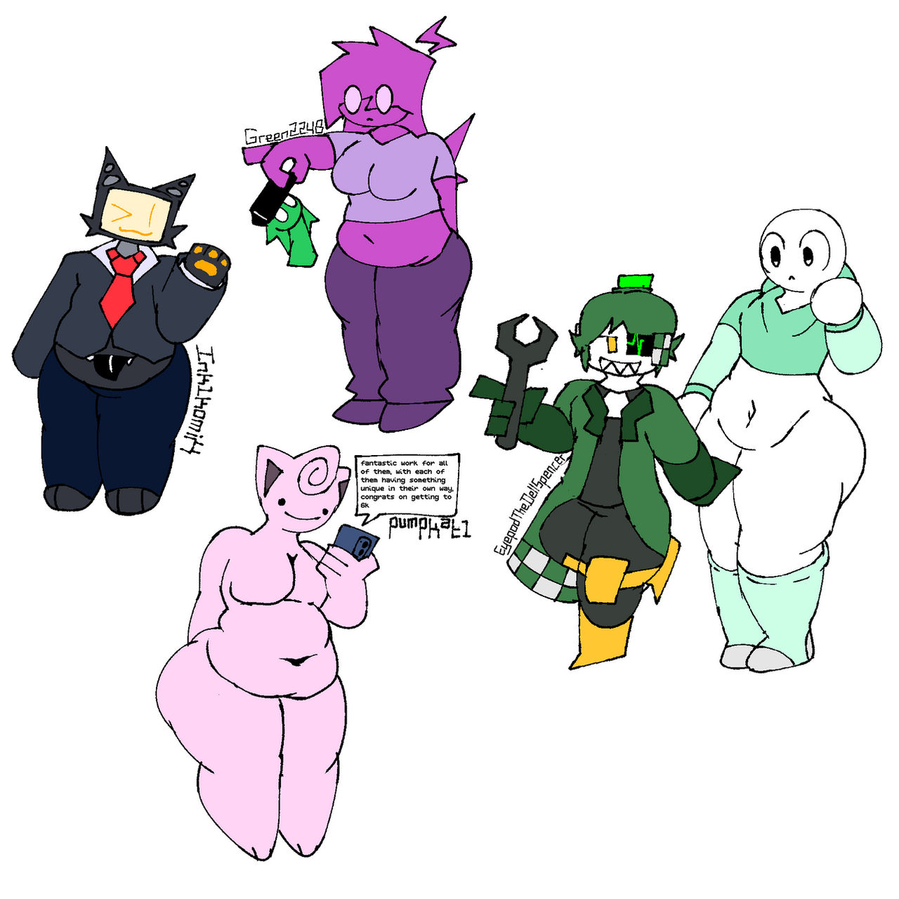 Drawing R.ndom People drawing random people's ocs - part 1 by NicklySuffer on DeviantArt
