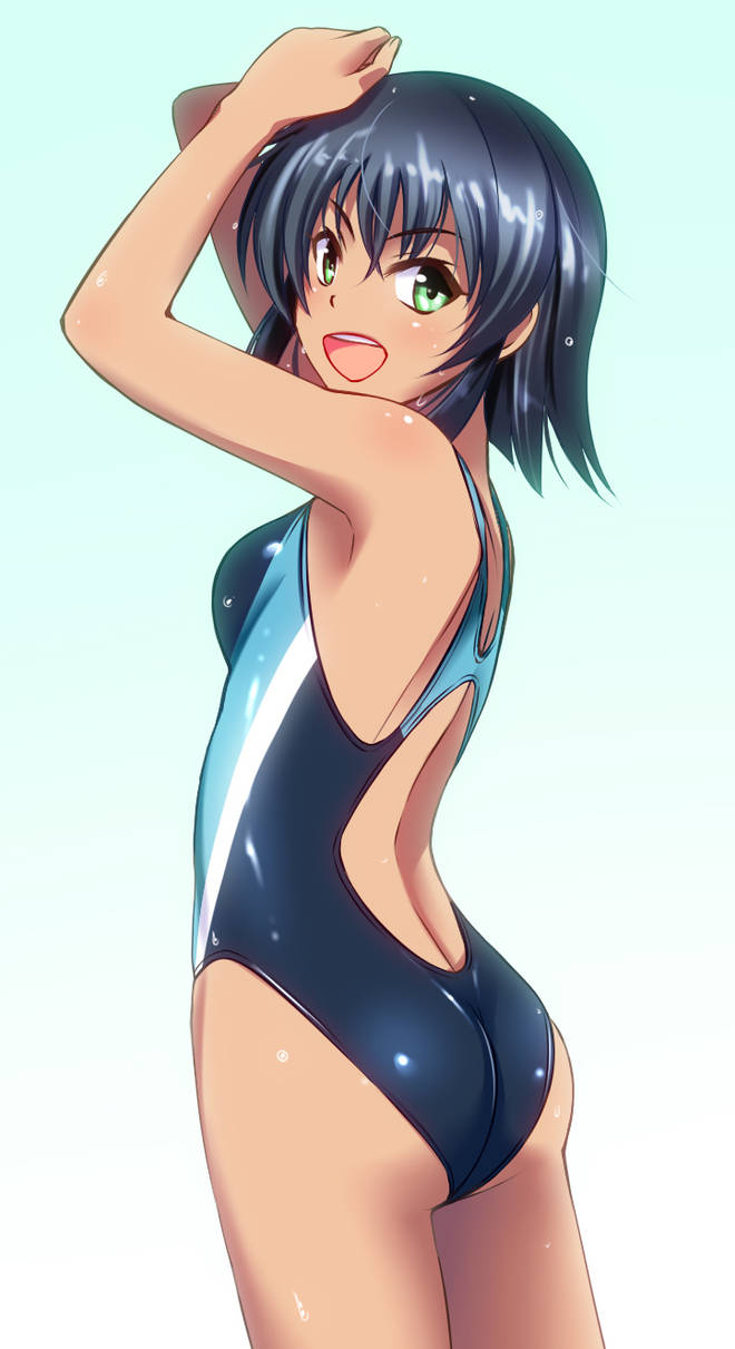 Anime Girl In One Piece Swimsuit By Demongirl289 On DeviantArt anime-girl-in-one-piece-swimsuit-by-demongirl289-on-deviantart