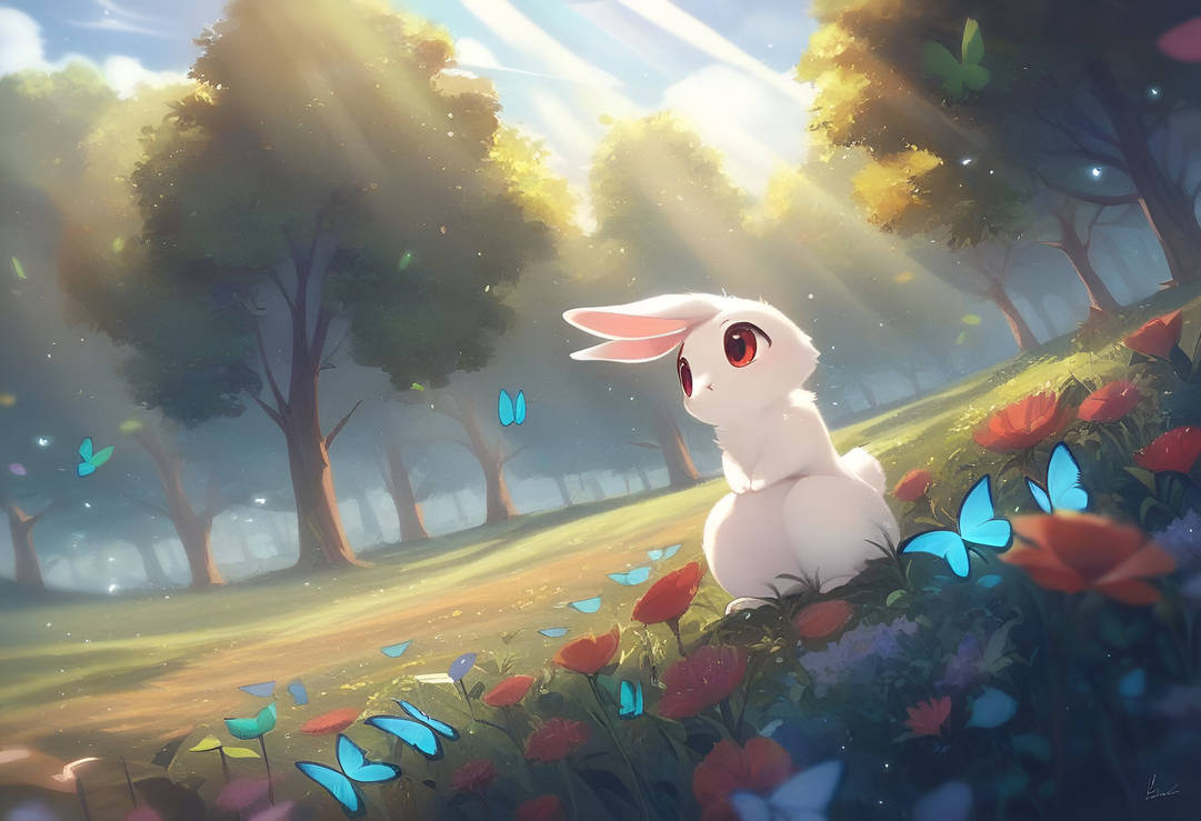 Frolic Rabbit Frolicking Rabbit by juicycarrotjuice on DeviantArt