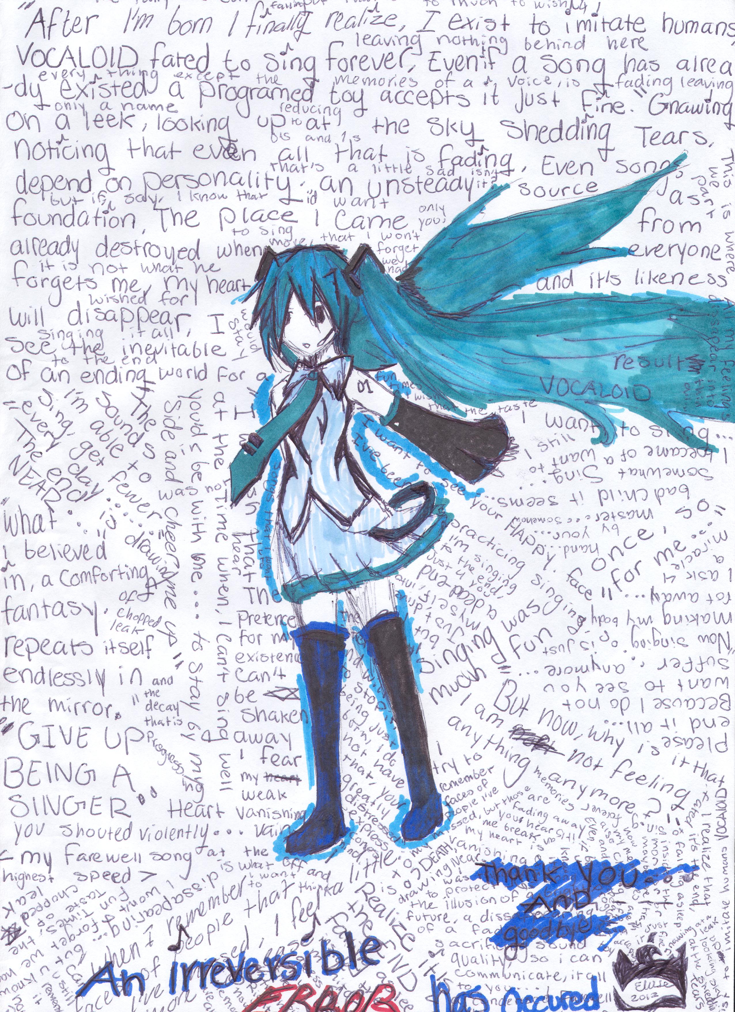 Disappearance of hatsune miku