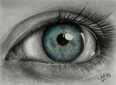 Drawing eye