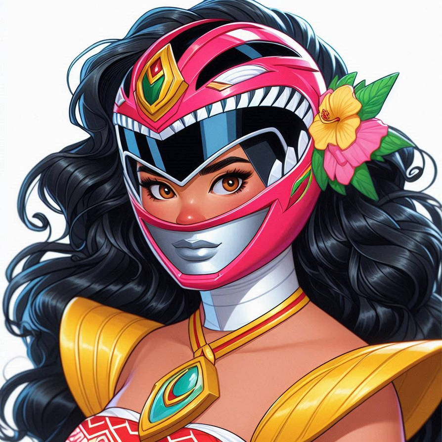 Princess Power Ranger Moana by Rainbow10ben on DeviantArt