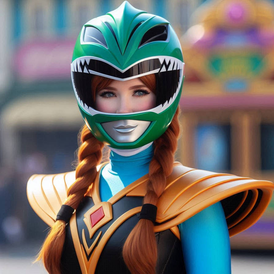 Princess Power Ranger Anna by Rainbow10ben on DeviantArt