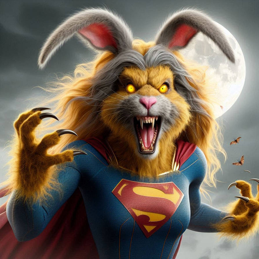 Supergirl Wererabbit by Rainbow10ben on DeviantArt