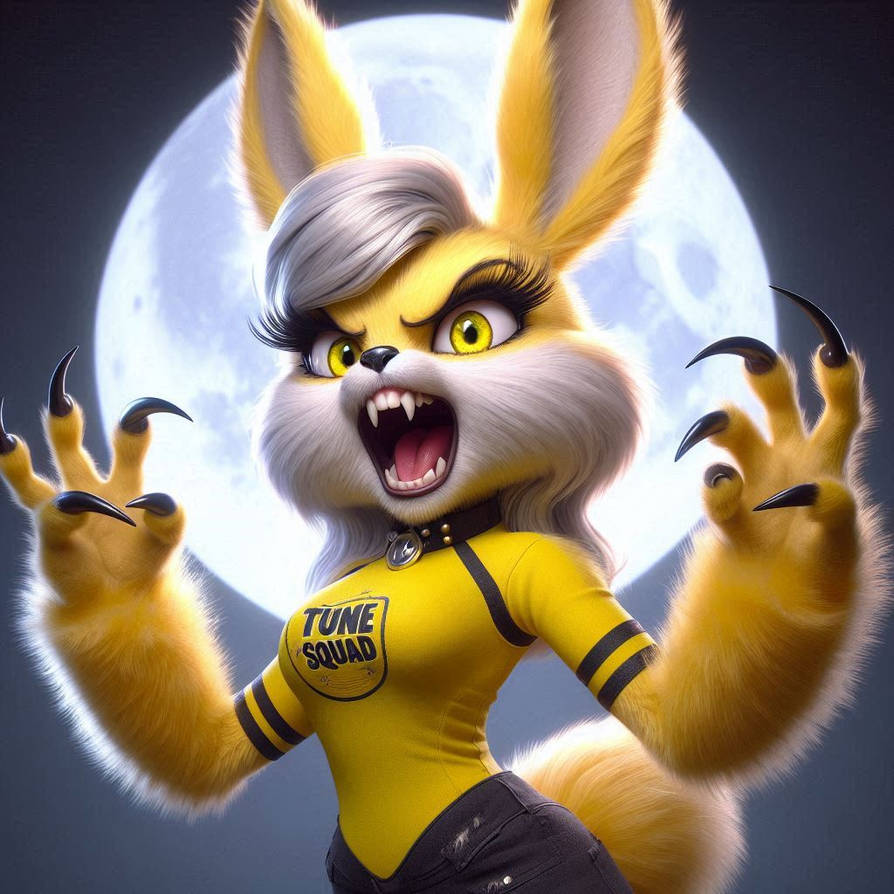 Lola Bunny Werewolf 4 by Rainbow10ben on DeviantArt