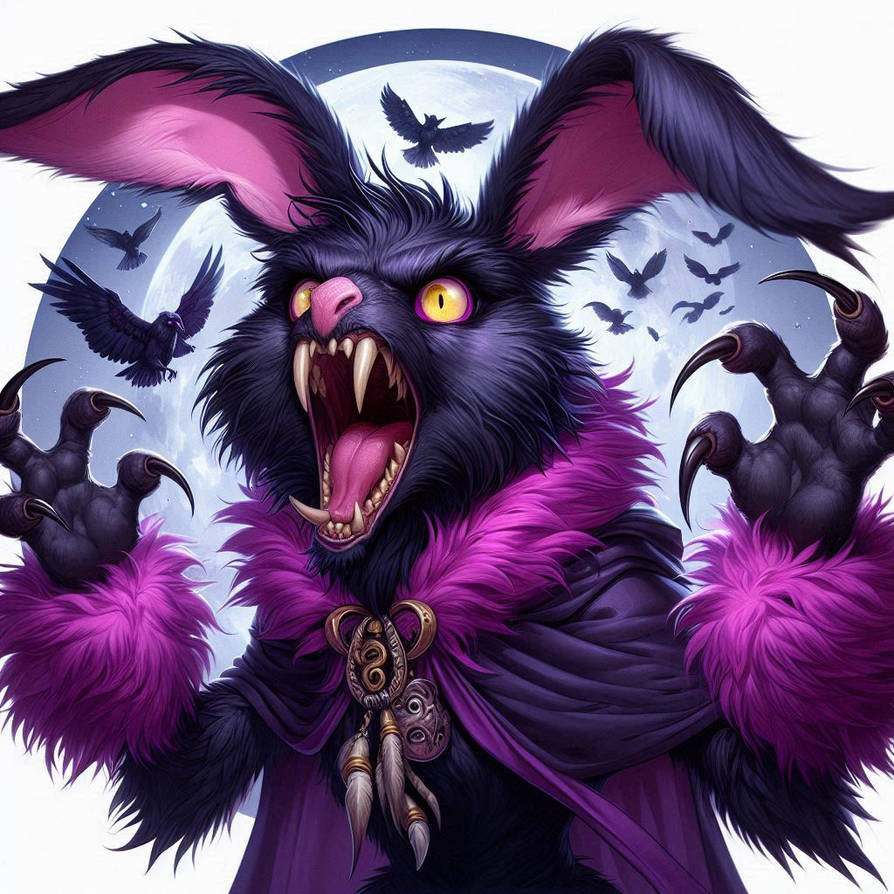 Raven Wererabbit 3 by Rainbow10ben on DeviantArt