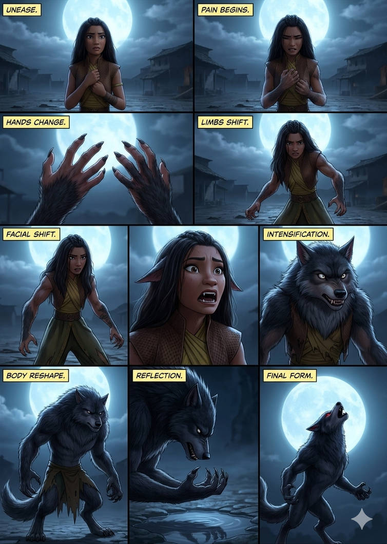 Comics Raya Design Raya The Last werewolf comic by Rainbow10ben on DeviantArt