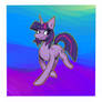 hahaahaha purple horse funny