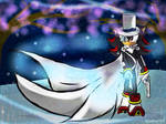 Kaito Shadow's midnight walk by AquaAngel1010