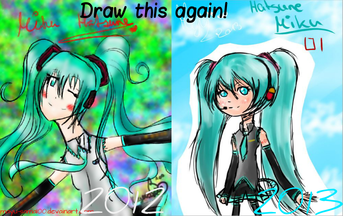 Draw this again! - Hatsune Miku