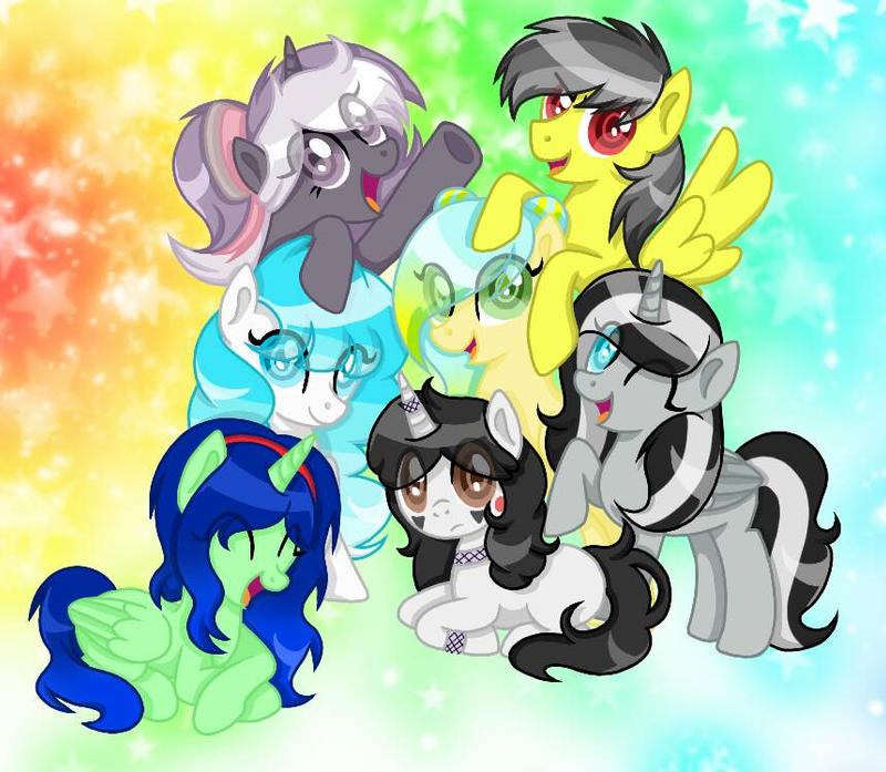 Mlp Socializing My MLP Friends by Caramel-Snowie on DeviantArt