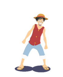 Bouncing Luffy