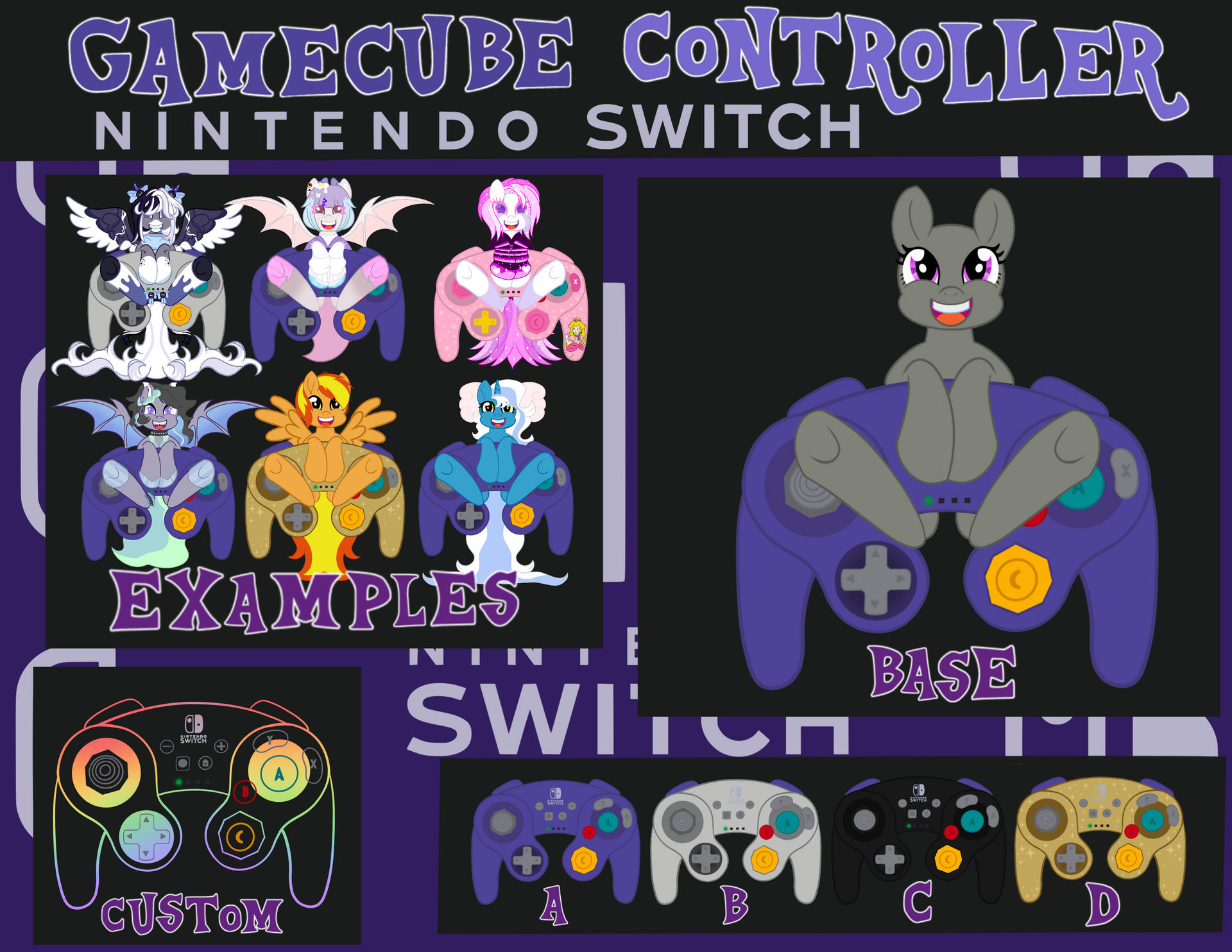 Controller95 Deviantart Gamecube controller YCH by GaleemLight on DeviantArt