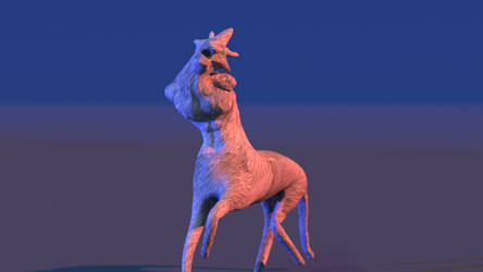 Horse Sculpt Rendered