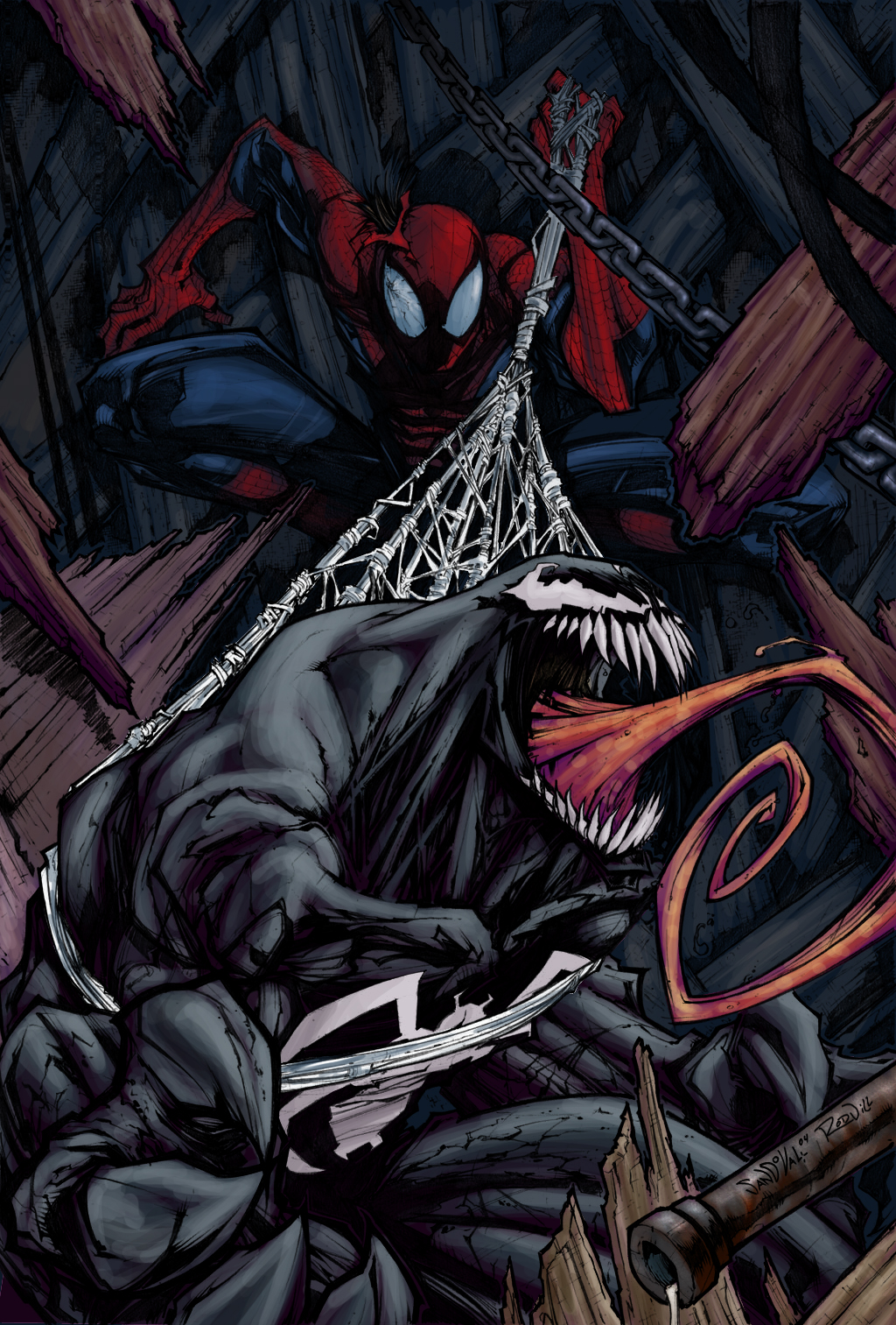Venom Spiderman by RodVill on DeviantArt