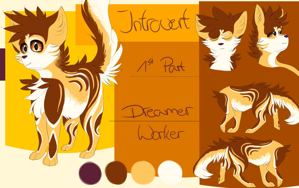 Introvert Drawing Reference Introvert - Reference Sheet by Cyneless on DeviantArt
