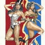 Wonder Woman and Zatanna E-BAY AUCTION NOW !!!!