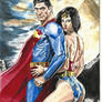 Wonder Woman And Superman  E-BAY AUCTION NOW !!!!