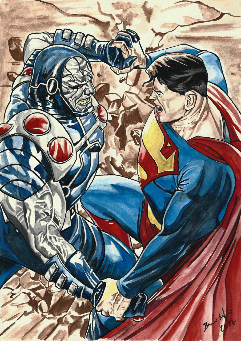 Superman Vs Darkseid By BrenoMoreira On DeviantArt superman-vs-darkseid-by-brenomoreira-on-deviantart