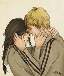 Peeta and Katniss