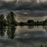 Lake in Legnica, Poland