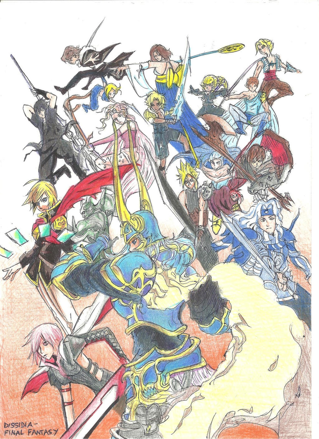 Dissidia 1 DISSIDIA by AntonioWellington on DeviantArt