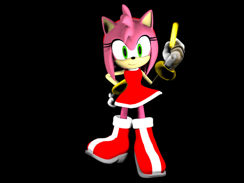 Amy Rose (Render) by yessing on DeviantArt