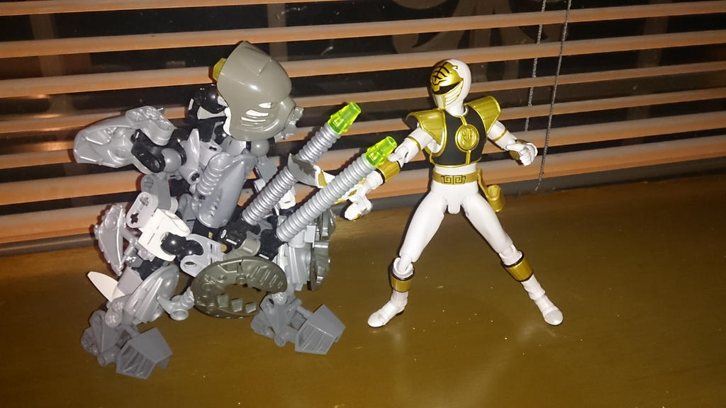 Toa Krakua vs White Ranger 1 by Hangman95 on DeviantArt