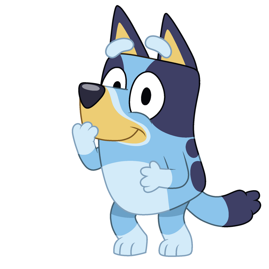 Bluey Base (MS Paint friendly) by LunaHamster on DeviantArt