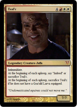 Teal'c Magic Card