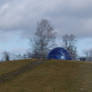 hill with its top