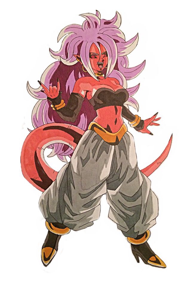 Android 21 (Evil) Art 3 2020 by BrYcEBrOwNARTS on DeviantArt